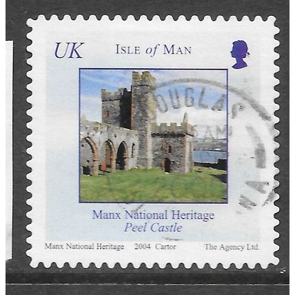 ISLE OF MAN IOM Peel Castle Manx National Heritage UK rate USED