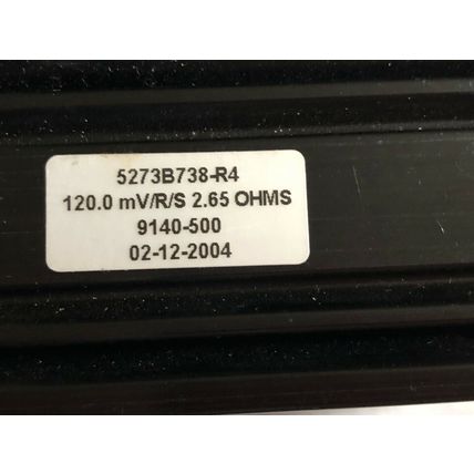 Elcom 5273B738-R4 Pittman 5273B738-R4 Servo Motor 120.0 mV/R/S 2.65 Ohms,SV