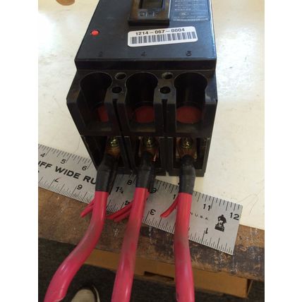 CNC DZ20Y-225 CIRCUIT BREAKER, 160 A, 3-POLE, 400 VAC,CY