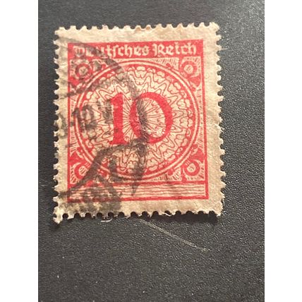 Briefmarke Deutsches Reich 10 Pfennig 1923 Michel 340 gestempelt