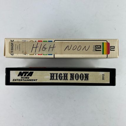 High Noon Betamax Beta Video Tape Gary Cooper Western