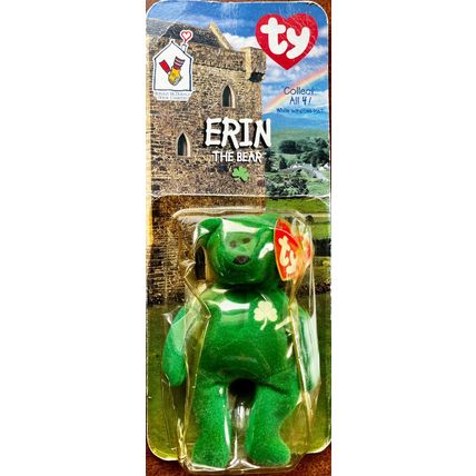 Erin The Bear 1999 Ronald McDonald House Charities Ty Beanie Baby New