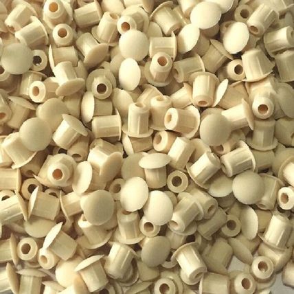M5 DRILL HOLE COVER CAPS BLANKING HOLEFIX FURNITURE CARAMEL BROWN MUSTARD