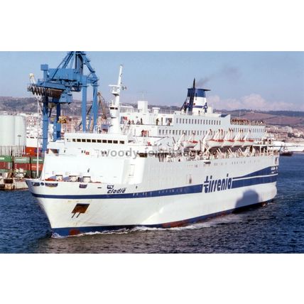 SL1057 - Italian Tirrenia Ferry - Clodia - photograph 6x4