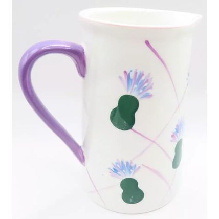 Thistle Floral Jug 14 CM Fine China Tableware Gift Home Decor Ceramic
