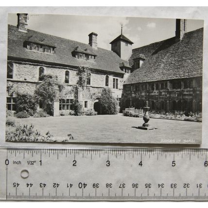 vintage postcard Much Wenlock Abbey
