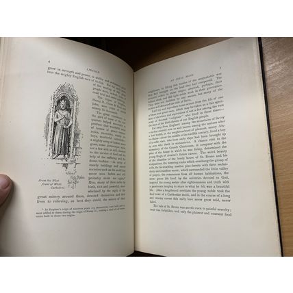 RARE* 1893 "CLOISTER LIFE IN THE DAYS OF COEUR DE LION" ANTIQUE BOOK (P7)