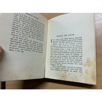 c1920 "TALES FROM THE ARABIAN NIGHTS" AE JACKSON ART FICTION ANTIQUE BOOK (P4)