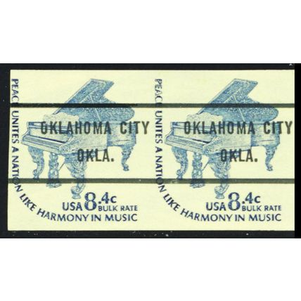 1615Cf, MNH Oklahoma City Okla. Precancel Error Imperf Pair CV $1500 Stuart Katz