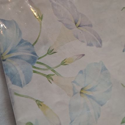 Vintage New American Greetings HAPPY BIRTHDAY WRAPPING PAPER Gift Wrap Flowers