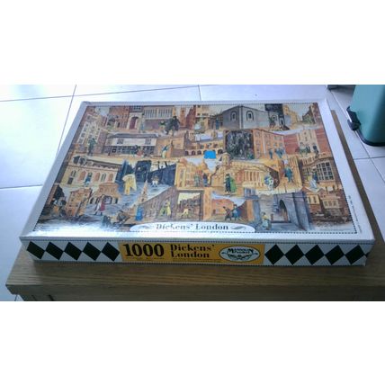 Dickens' London Jigsaw Puzzle (1000 Piece - 2 MISSING) Mandolin Puzzles (1990)