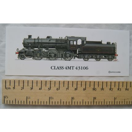 Spotters Bookmark - Class 4MT 43106