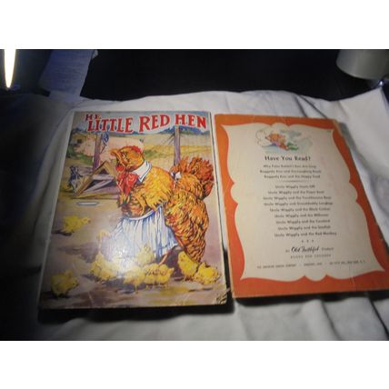 Antique Children's Books! 1928 Little Red Hen & 1944 Raggedy Ann! $38.00 Shipped