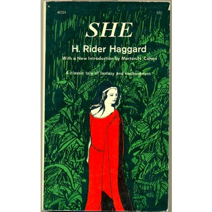 SHE by H. Rider Haggard 1962 Collier Books 1st Edition paperback
