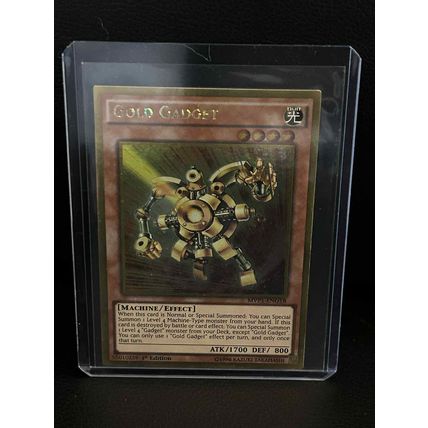 Gold Gadget - MVP1-ENG18 - Gold Rare - 1st Edition The Dark Side of Dimensions M