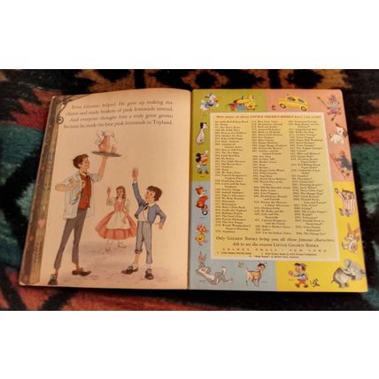 Old Vintage Little Golden Book Walt Disney Babes In Toyland (A) Edition 1961