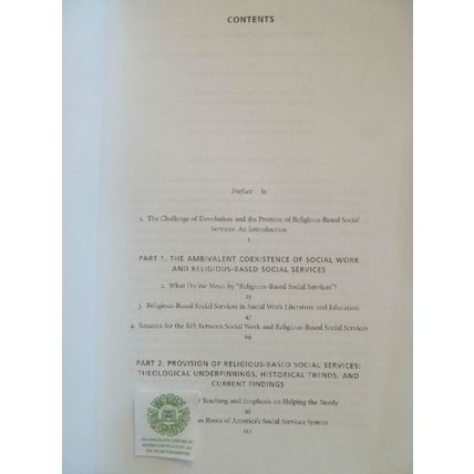 THE NEWER DEAL SOCIAL WORK AND RELIGION IN PARTNERSHIP by RAM A CNAAN