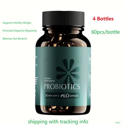 4Box Intestinal Probiotic, Promotes Digestive Regularity, Balances Gut Bacteria