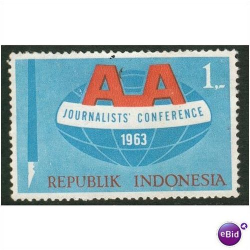Indonesia stamps 1963 - SG 958 - 1r Pen & Conference emblem MNH
