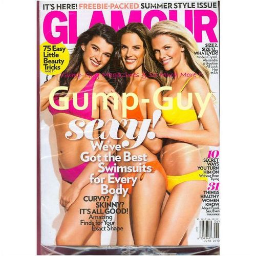 Glamour magazine June 2010 Swimsuit Issu Crystal Alessandra Brooklyn Easy Beaut