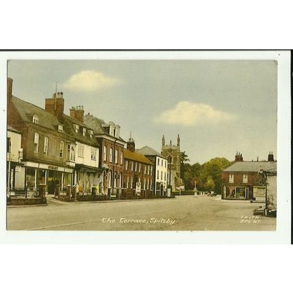 Lincolnshire SPILSBY The Terrace Postcard (Frith SPL.47)