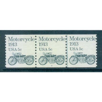1899 5c Motorcycle Fine MNH Dry Gum PNC 2/3 W0525