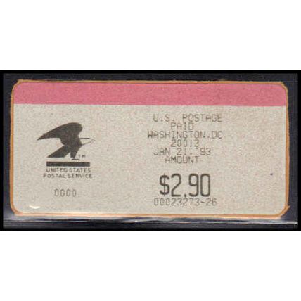 Used Revenue $2.90 Meter Washington, D.C. E0263