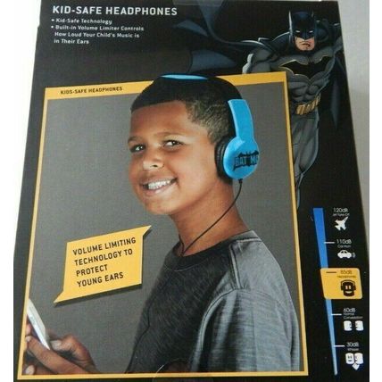 Batman Headphones - Volume Limited Kid Friendly/Safe - Music - NEW! FREE SHIP!!!