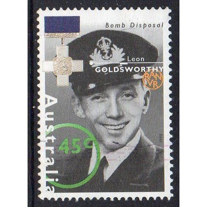 Australia 1995 Australia Remembers II - Lt-Cmdr Leon Goldsworthy 45c Used