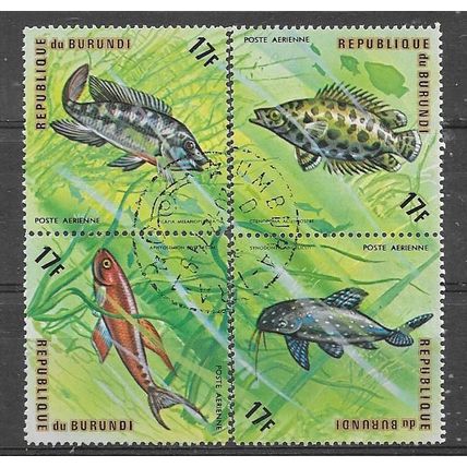 Burundi N° PA 338/41 YVERT OBLITERE ( USED )