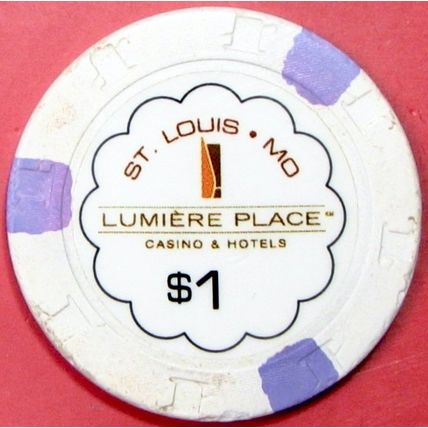 Lumiere Place. $1 Casino Chip. St Louis, MO. Z52.