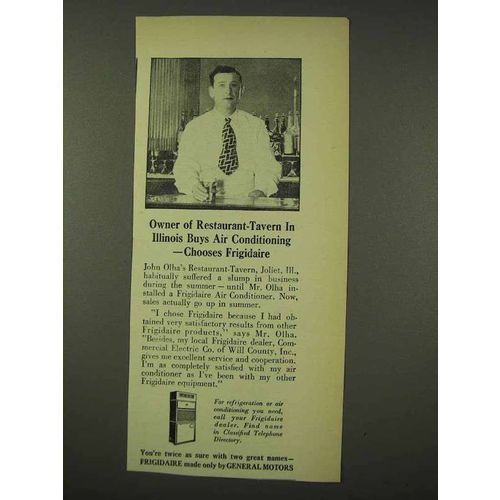 1948 Frigidaire Air Conditioning Ad - Restaurant-Tavern