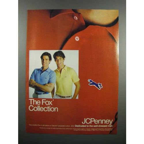 1983 JCPenney Fox Collection Shirts Ad