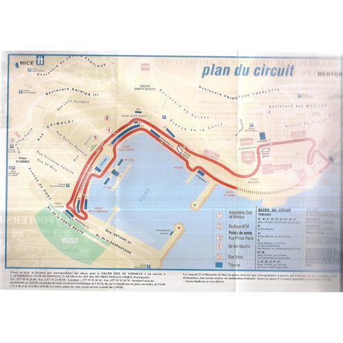 MONACO GRAND PRIX 2002 brochure. leaflet =