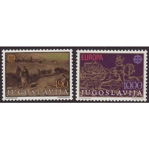 Jugoslavia 1979 SG 1876-7 UMM Europa/CEPT (G-098)