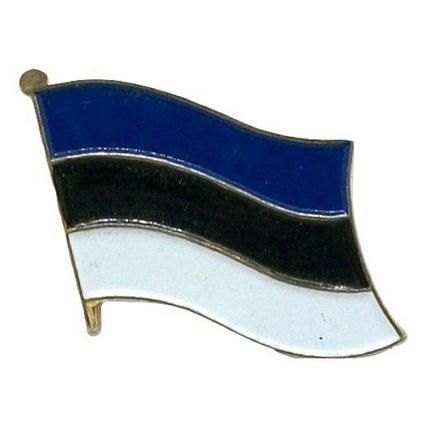 Estonia Flag Hat Tac or Lapel Pin
