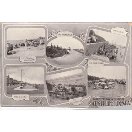 Greetings from Westcliff-On-Sea Dorset Postcard (DOR780440)