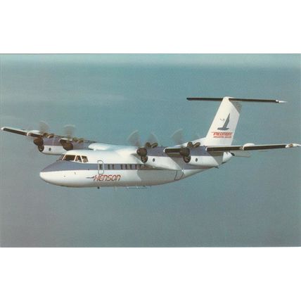 Henson Airlines Piedmont Regional Airline De Havilland Canada Dash 7 Postcard