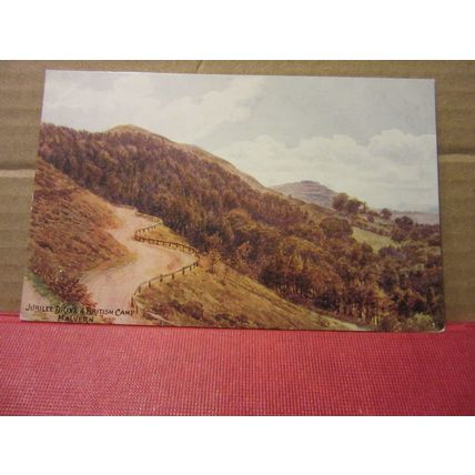 JUBILEE DRIVE & BRITISH CAMP, MALVERN by A R Quinton unused postcard by Salmon /