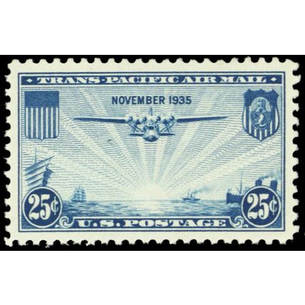 C20, Mint NH Superb GEM 25¢ With PSAG Graded 100 Certificate * Stuart Katz
