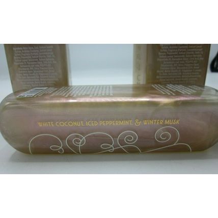3 bottles Bath & Body Works Hand Soap Creamy Luxe Coconut Mint Drop