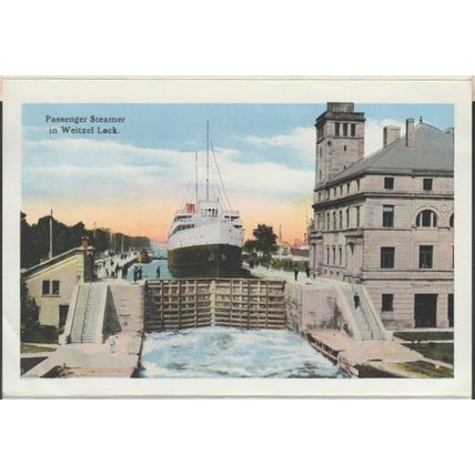 20 Souvenir Views of Sault Ste Marie, Michigan, 1916 - Postcard Views