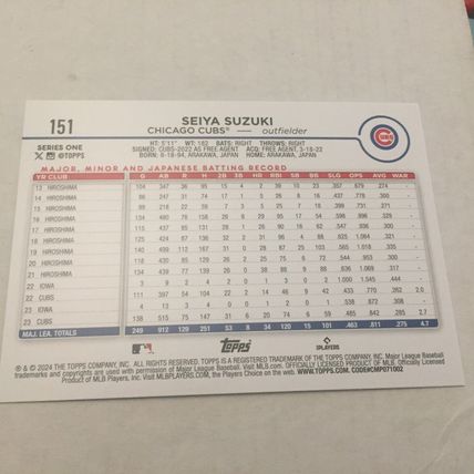 Various MLB Chicago Cubs Trading Cards
