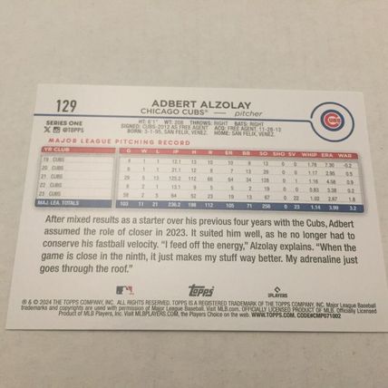 Various MLB Chicago Cubs Trading Cards