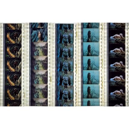 NEVER ENDING STORY. Pk MULTI VNR - A010j . - 5 STRIPS OF 5 - 35MM FILM CELLS