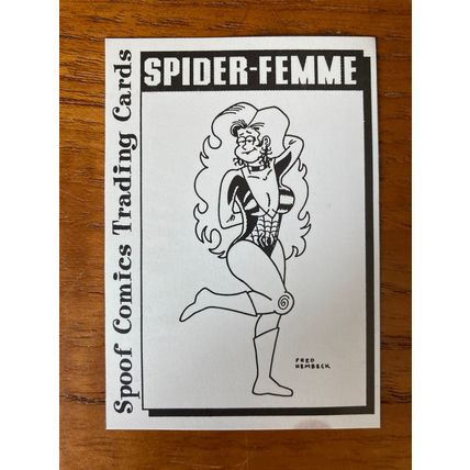 Spoof Comics base trading card # 3 Spider-Femme Hembeck (A) 1992 Personality