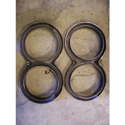 1963 1964 Chrysler Headlight Bezels Newport New Yorker 300 2276464 2276465