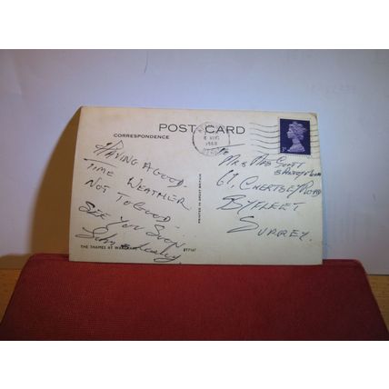 THE THAMES, WARGRAVE, BERKSHIRE used postcard 1968 pm =