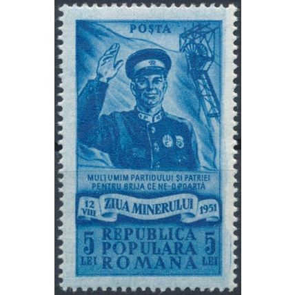 Miners Day: 5L - Romania 1951 - NM H - MiNr 1272