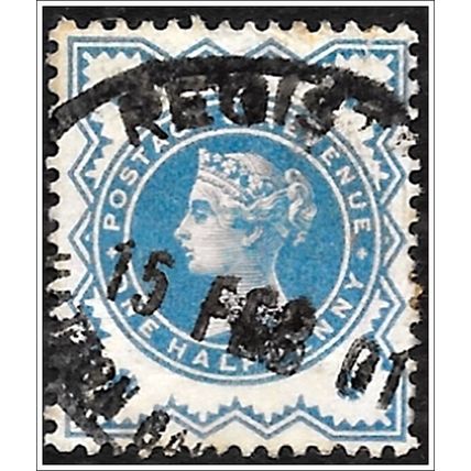 1900 QV - New Colors Jubilee - ½d bluish green (as picture) C2-10